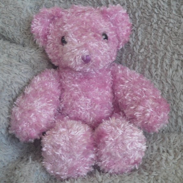 Unique hand knitted teaddy bear