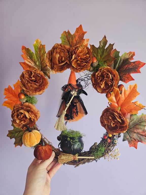 Autumn Woodland Witch Wreath