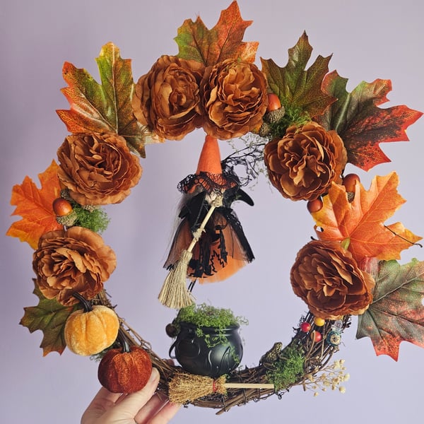 Autumn Woodland Witch Wreath