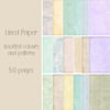 Lined paper pack Scrapbooking, Ephemera, Journal, Digital Download 