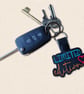 Limited Edition Keyring - Positive Embroidered Bag Charm - Image 2