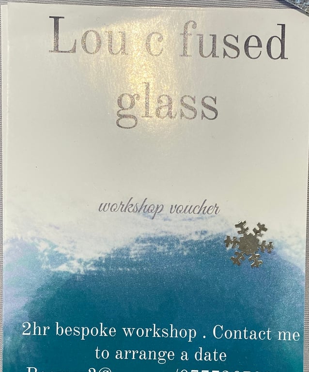 Fused glass workshop voucher 
