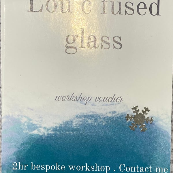 Fused glass workshop voucher 