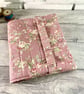 Nappy and Wipes Clutch Bag in Floral Pink