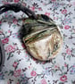 ceramic necklace pendant handmade- fir tree no 2 - Image 2