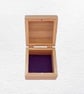 Purple Rose: Decorated Wooden Ring Trinket Box 7cm & Hanging Heart - Image 4