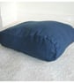 Tempur Original Travel Neck Pillow Cover Orthopaedic Brushed Cotton Navy Blue - Image 3