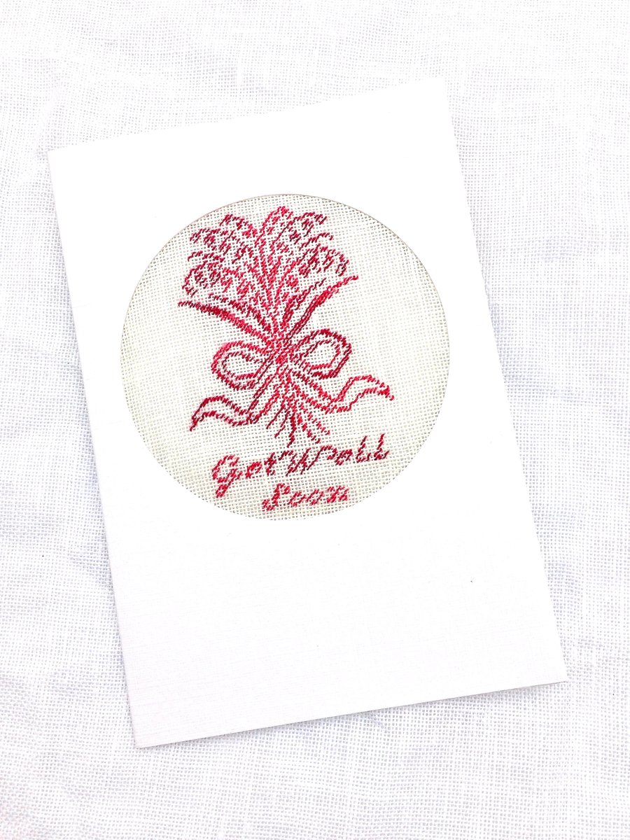 Get Well Soon Petit Point Card