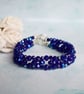 Midnight Blue Beaded Bracelet - Image 1