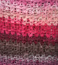Pretty Variegated Crocheted Scarf - Colourful Crocheted Scarf - Soft Scarf - Image 5