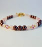 Rose Quartz & Pearl Bracelet - Anniversary, Birthday, Bridesmaid, Handmade Gift. - Image 2