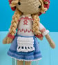 Hand crocheted Ukrainian Doll