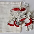 'Robin Garland' - Hanging Decoration