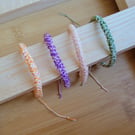Hand Crocheted Calm Thread Bracelet