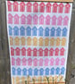 Beach Hut tea towel