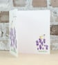 Thank you Card Lavender Butterfly - Image 2