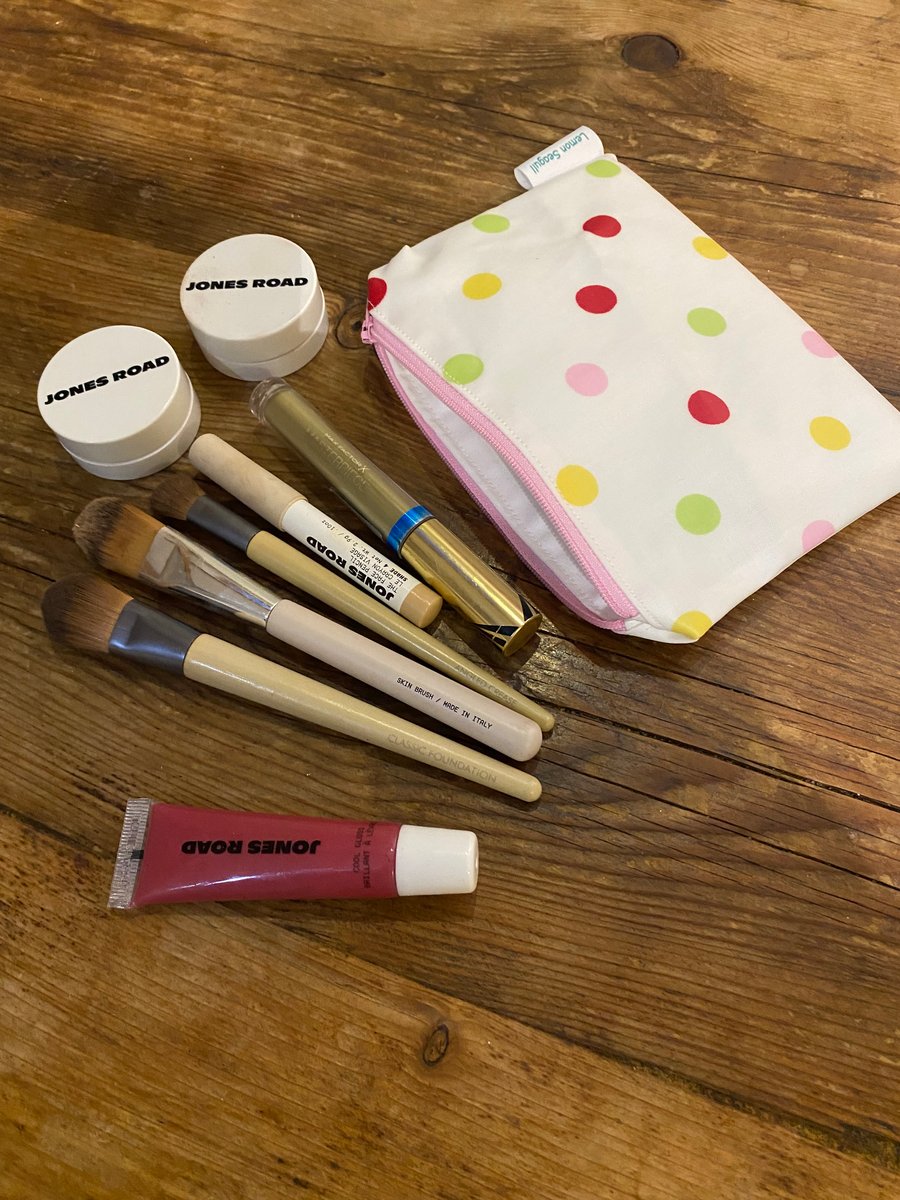 Oil Cloth Make Up Bag (754)