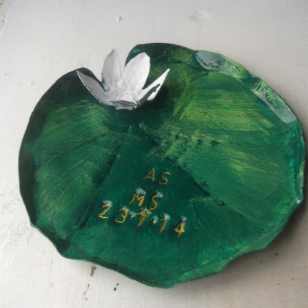 Lotus flower Jewellery dish