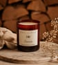Raspberry, Jasmine & Musk Scented Candle - Coconut Wax - Handmade Gift Box -  - Image 3