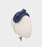 Navy Sinamay Fascinator Occasion Hat  - Image 4