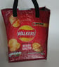 Walkers crisp packet gift bag, crisp lover, Gift Bag, Upcycled gift, NEW Stronge