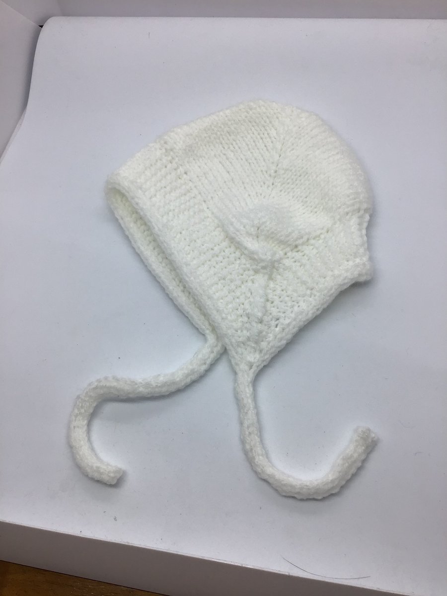 Baby Bonnet White