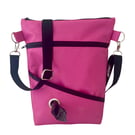 Waterproof dog walking crossbody bag 
