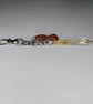 Faux Crystal Gold Red Bag Charm, Keyring - Image 5