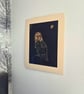 Original Hand-painted Bleach Portrait - Barn Owl - Image 3