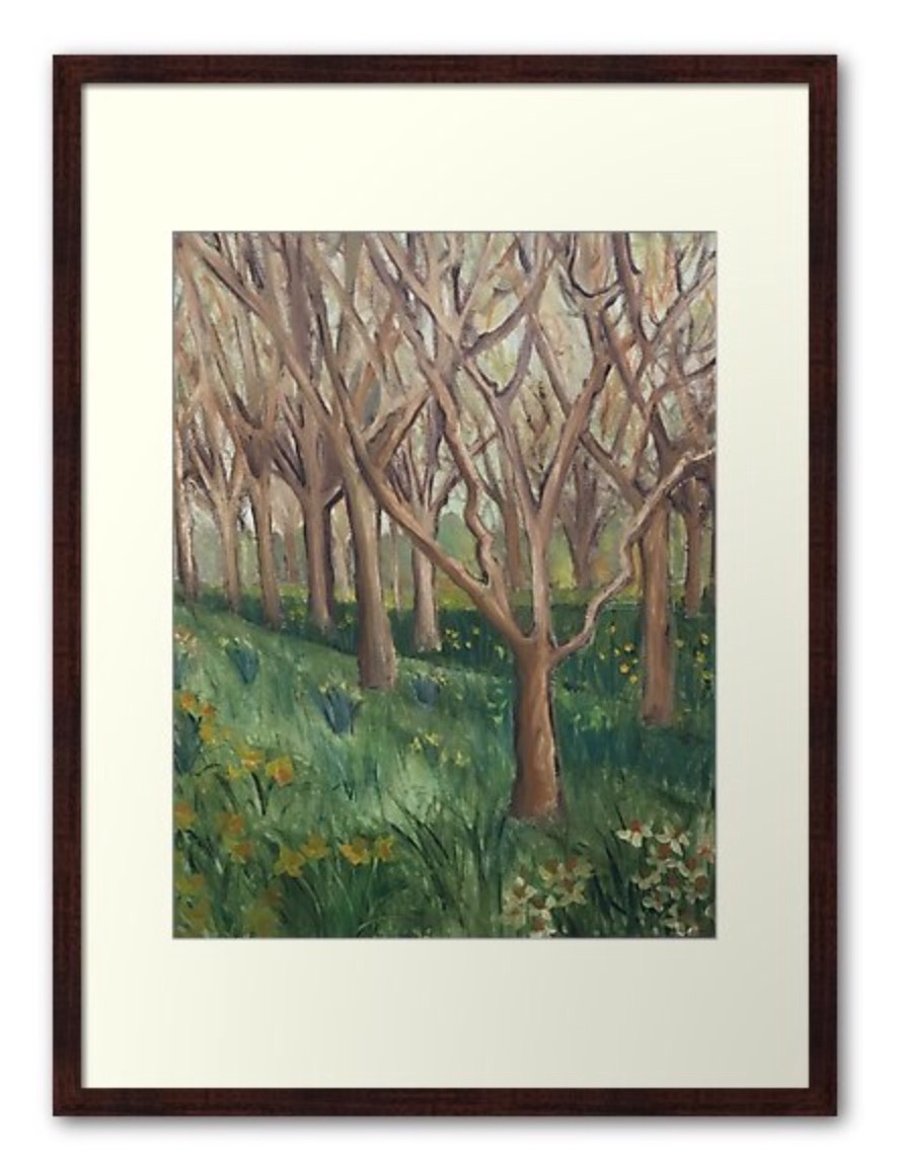 Framed Print Taken From The Original Oil Painting ‘The Onset Of Spring’
