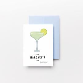 It's Margarita Time!, Birthday Card, Cocktails, Celebration
