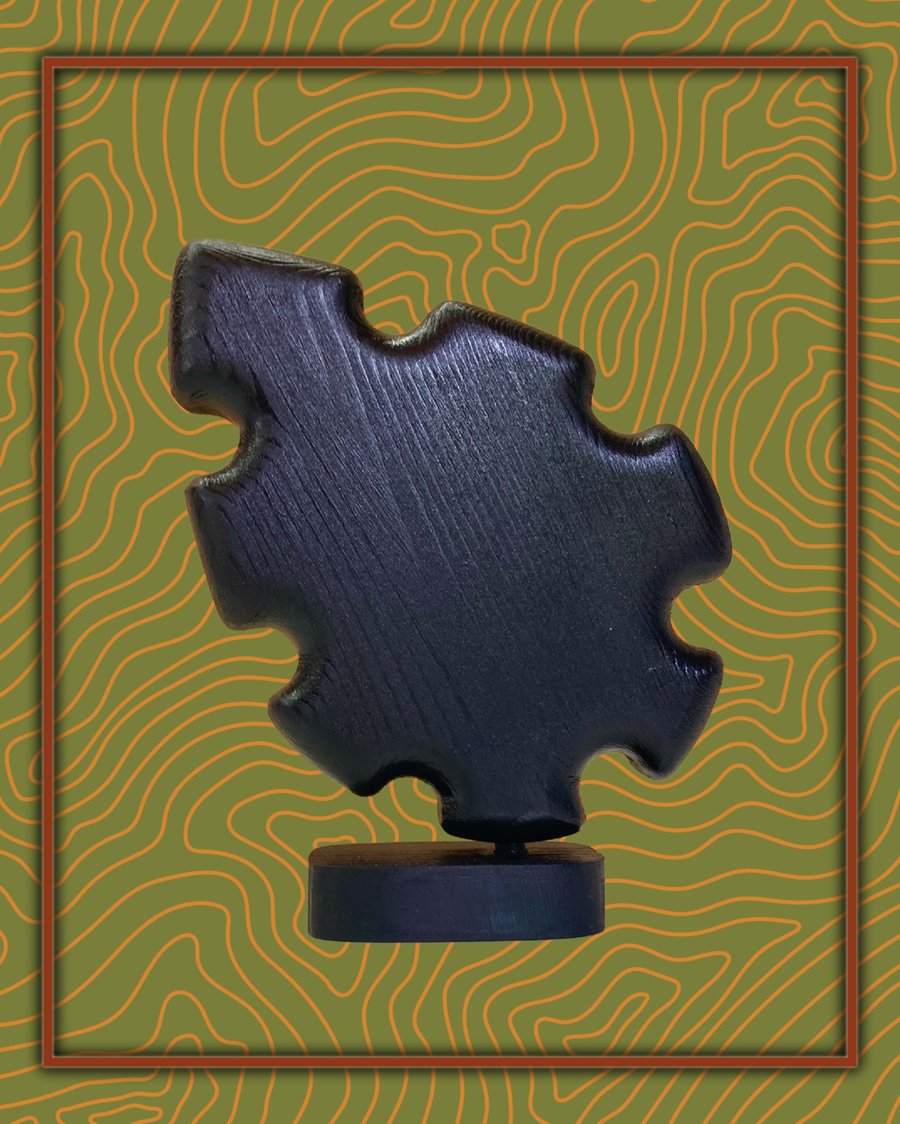 "Canopy" - abstract wooden sculpture 