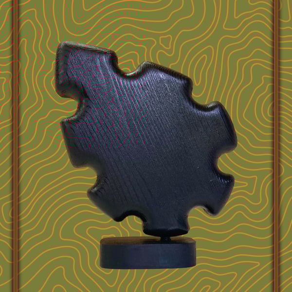 "Canopy" - abstract wooden sculpture 