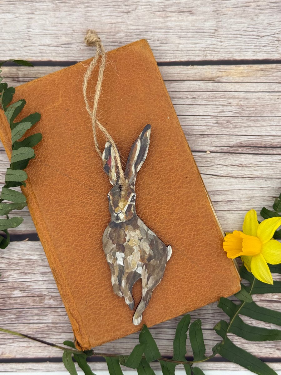 Sustainable Leaping Hare Decoration 