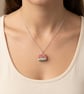 Watermelon Fizzy Sweet Necklace, Miniature Food Polymer Clay Jewellery - Image 5