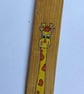 Happy Giraffe Wooden Bookmark - Image 2