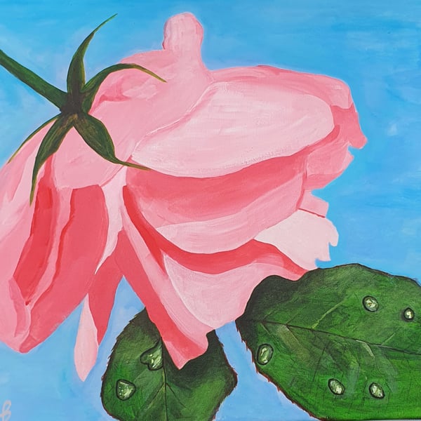 'Rose' Acrylic painting 