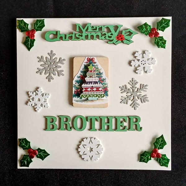 Handmade, Brother christmas card 
