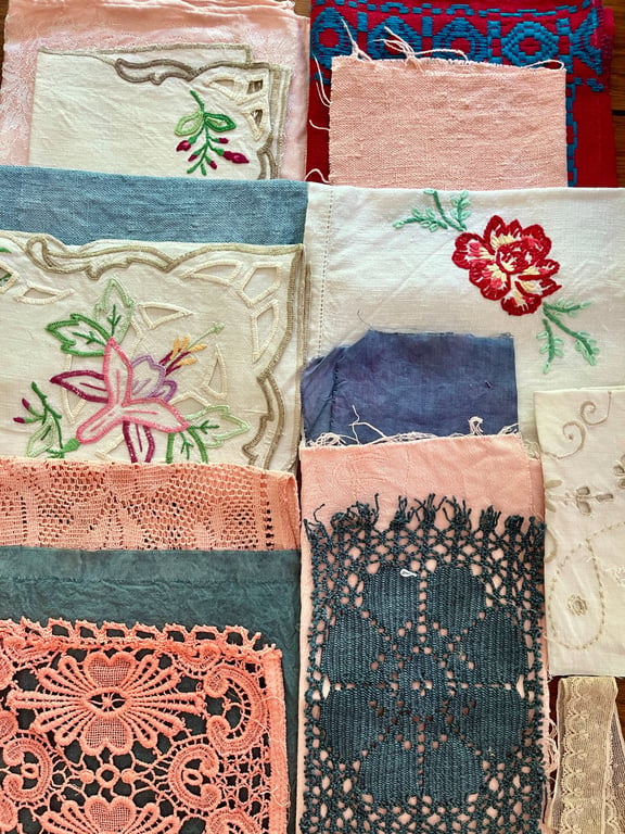 No.5 Vintage and Plant-Dyed Textile Fabric Inspiration Pack