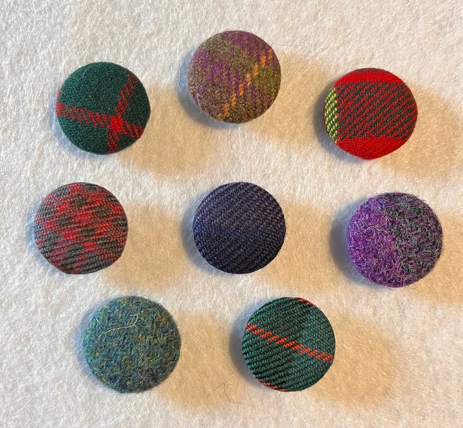 Tartan & Tweed Buttons 