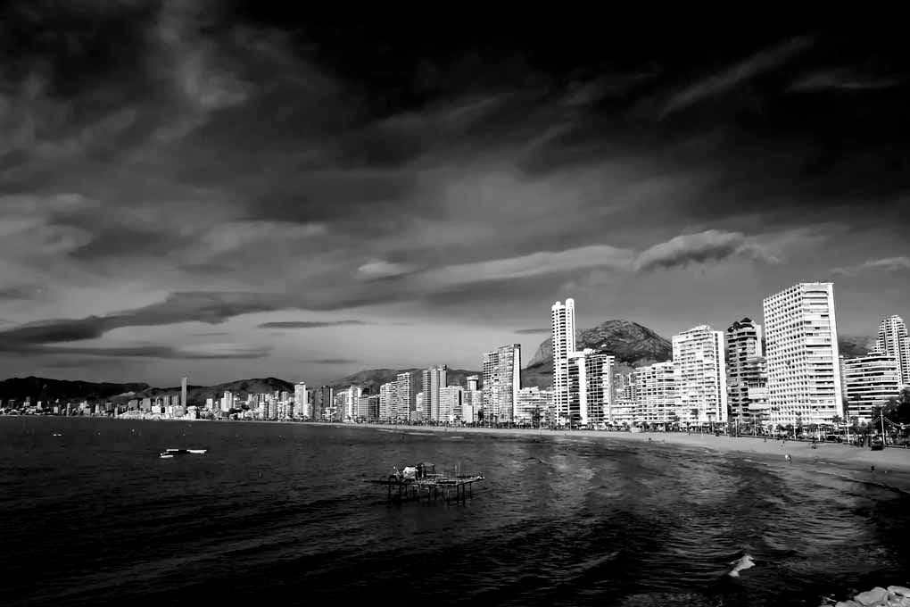 Benidorm Levante Beach Mediterranean Sea Spain Photograph Print