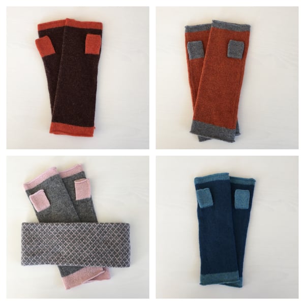 Mittens - Wrist warmers Fingerless Mittens 