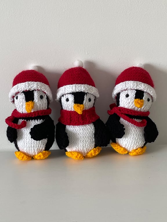 Handknitted Penguins - Set of 3