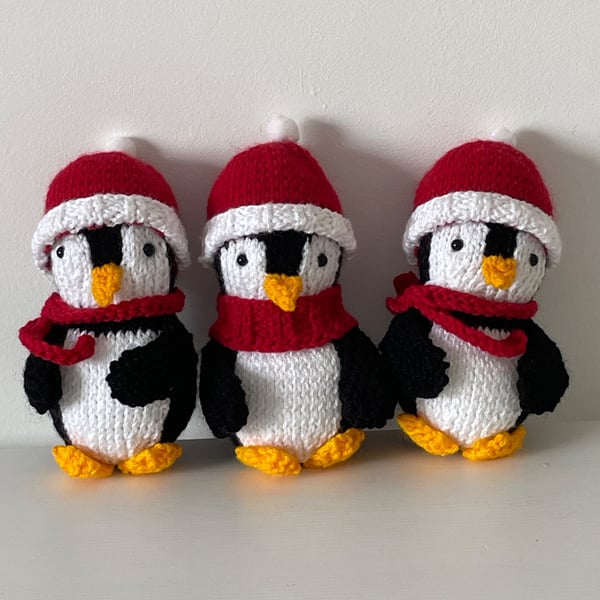 Handknitted Penguins - Set of 3