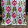 Tulip Quilt Handmade Patchwork Quilt by Diane Davis 60" X 75" 153cm X 190cm