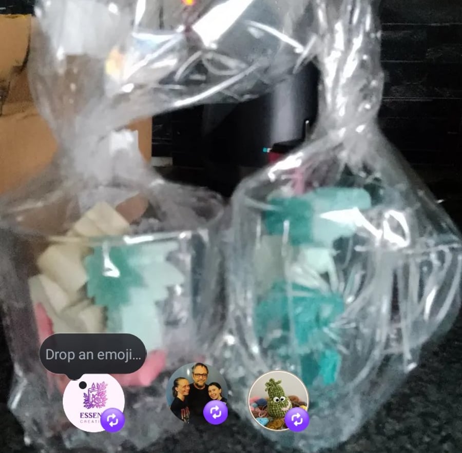 Scented wax melt glasses 