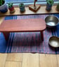 Wooden Folding Meditation Stool with Carry Bag - Image 1
