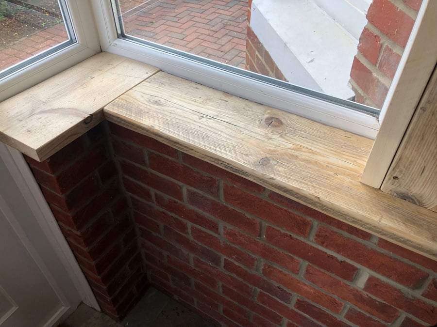 Rustic Scaffold Board Shelving, Window Sill, Window Ledge - THE CHALK