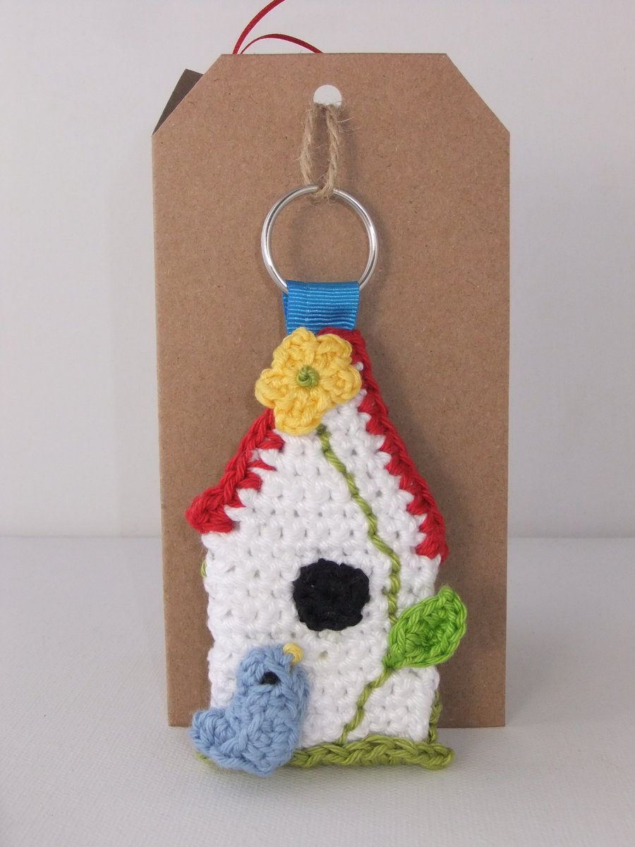 Birdhouse Key Ring Card