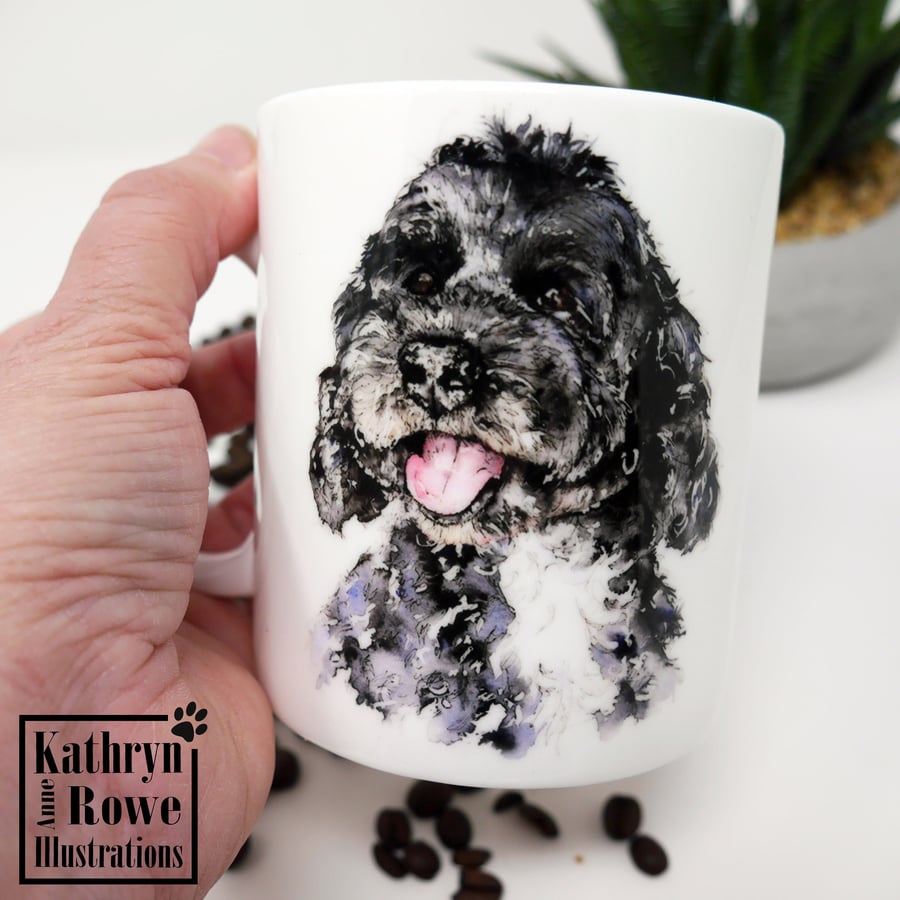 Cockapoo, Cockapoo Mug, Cockapoo Lover, Cockapoo Gift, Mug, Dog Art, Gifts For C